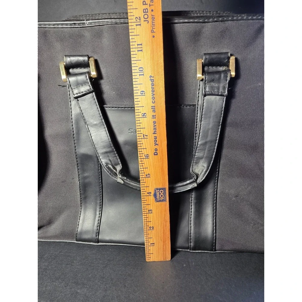Samsonite Black Ballistic Nylon Laptop Briefcase Messenger Bag Travel Work